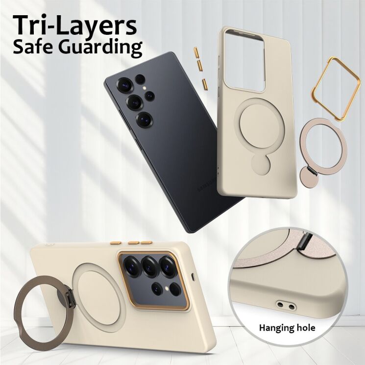 Защитный чехол Reframe Draco Casе для Samsung Galaxy S24 Ultra (S928) - Pink: фото 7 из 8