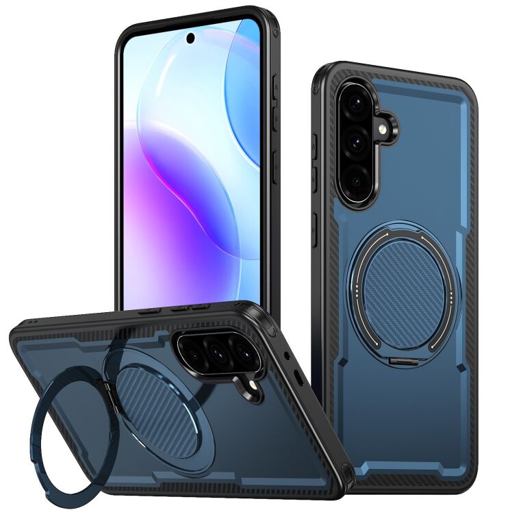 Захисний чохол Reframe Grip MagSafe для Samsung Galaxy A17 (A175) - Blue: фото 1 з 6