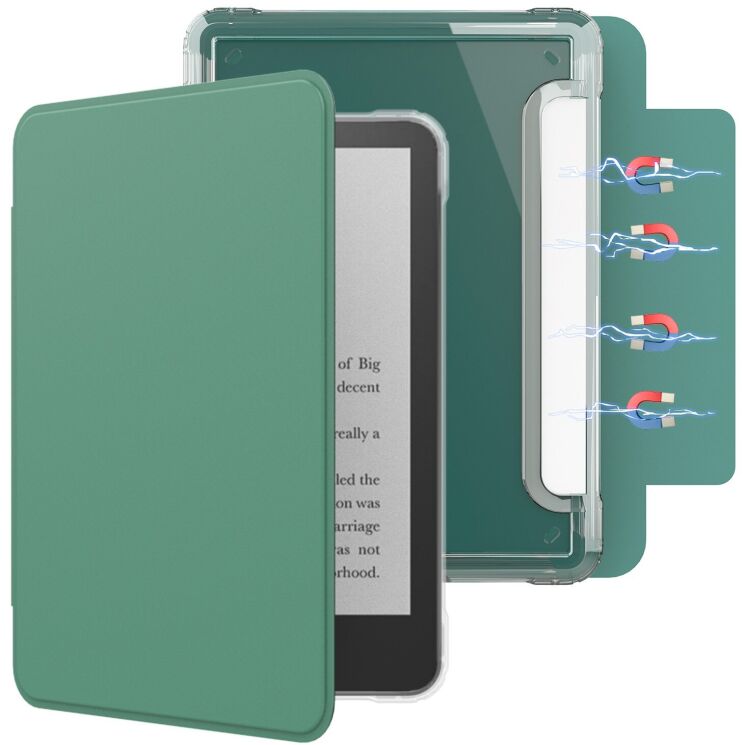 Захисний чохол Reframe Magnetic Cover для Amazon Kindle Paperwhite (2024) - Blackish Green: фото 1 з 4