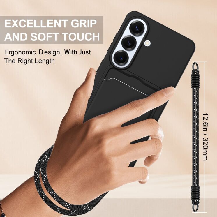 Защитный чехол Reframe Silicone Holder для Samsung Galaxy S26 - Black: фото 4 из 8