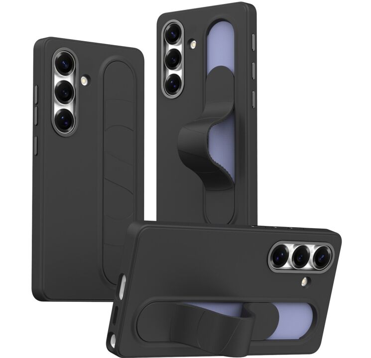 Захисний чохол Reframe Standing Grip для Samsung Galaxy S25 Plus (S936) - Black: фото 1 з 13