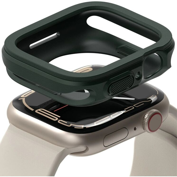 Захисний чохол Ringke Air Sports для Apple Watch 41 mm (7 / 8 / 9 Series) 8809848203497 - Dark Green (304815G) Захисний чохол Ringke Air Sports для Apple Watch 41 mm (7 / 8 / 9 Series) 8809848203497 - Dark Green: фото 1 з 11