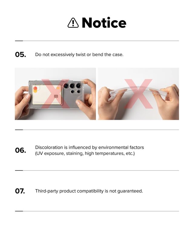 Захисний чохол Ringke Fusion Card для Samsung Galaxy A57 (A576) 8800328818019 - Clear: фото 17 з 17