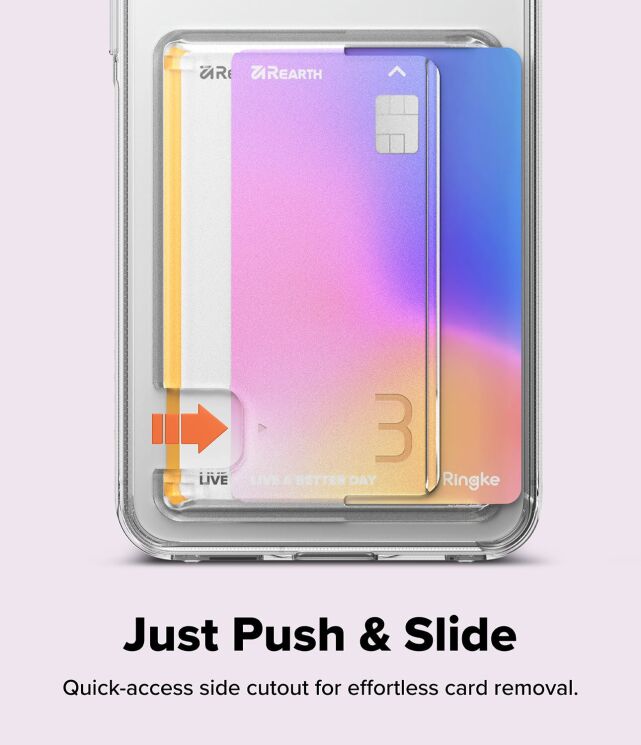 Захисний чохол Ringke Fusion Card для Samsung Galaxy A57 (A576) 8800328818019 - Clear: фото 6 з 17