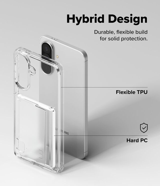 Захисний чохол Ringke Fusion Card для Samsung Galaxy A57 (A576) 8800328818019 - Clear: фото 11 з 17