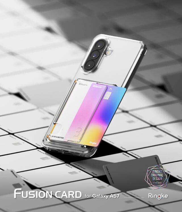 Захисний чохол Ringke Fusion Card для Samsung Galaxy A57 (A576) 8800328818019 - Clear: фото 2 з 17