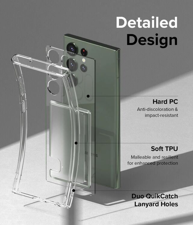 Защитный чехол Ringke Fusion Card для Samsung Galaxy S23 Ultra (S918) 8809919301480 - Clear (321094C) Защитный чехол Ringke Fusion Card для Samsung Galaxy S23 Ultra (S918) 8809919301480 - Clear: фото 15 из 18