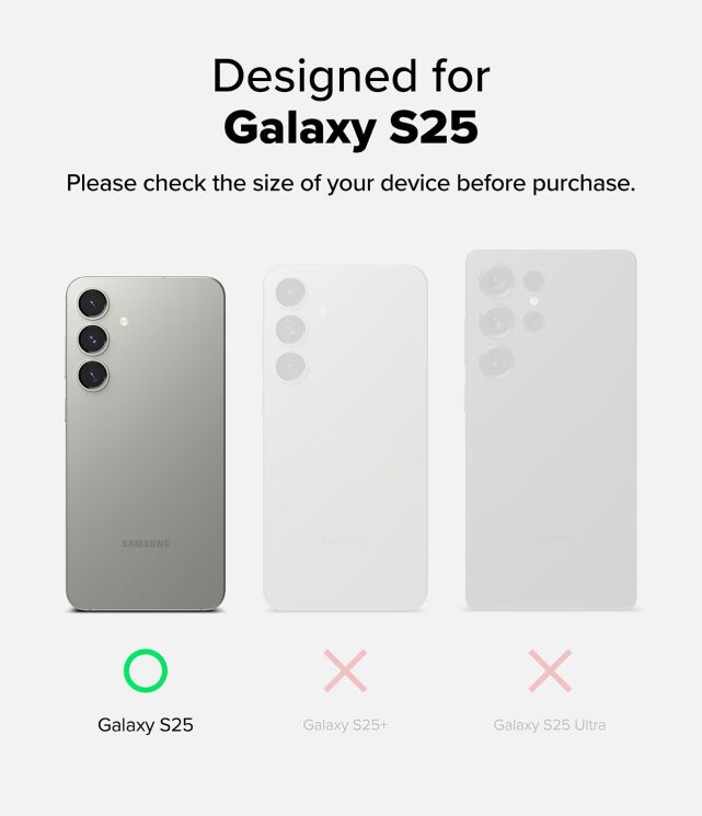Захисний чохол Ringke Fusion для Samsung Galaxy S25 (S931) 8800274968073 - Clear: фото 3 з 12