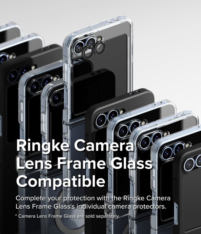Защитный чехол Ringke Fusion Magnetic (FF) для Samsung Galaxy Flip 6 (8809961787034) - Clear: фото 22 из 24
