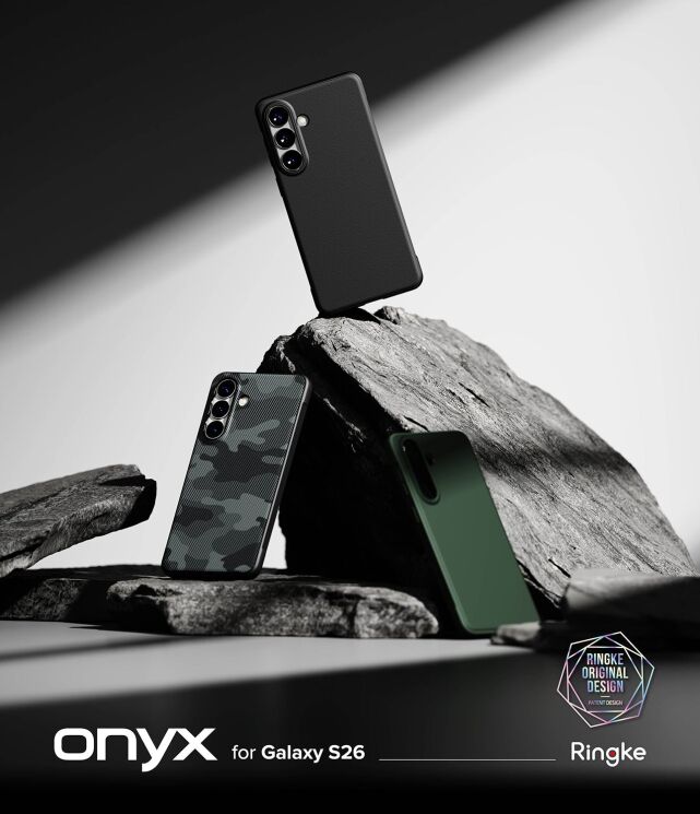 Защитный чехол Ringke Onyx для Samsung Galaxy S26 (S942) 8800328816411 - Black: фото 4 из 14