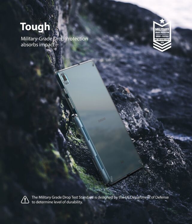 Защитный чехол Ringke T Fusion для Samsung Galaxy Tab S6 lite / S6 Lite (2022/2024) 8809716075768 - Clear (266126C) Защитный чехол Ringke T Fusion для Samsung Galaxy Tab S6 lite / S6 Lite (2022/2024) 8809716075768 - Clear: фото 3 из 9
