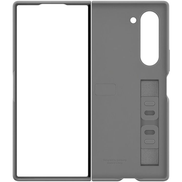 Защитный чехол Silicone Case (FF) для Samsung Galaxy Fold 6 (EF-MF956TJEGUA) - Gray: фото 6 из 6