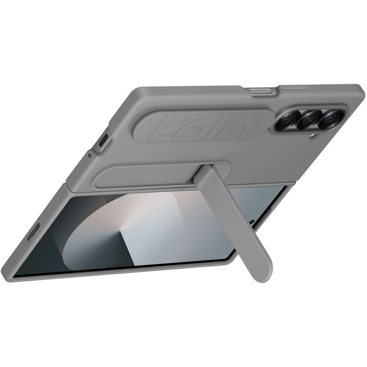 Защитный чехол Silicone Case (FF) для Samsung Galaxy Fold 6 (EF-MF956TJEGUA) - Gray: фото 5 из 6