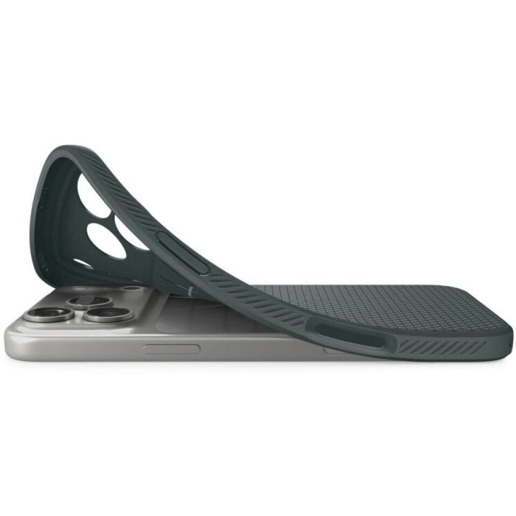 Защитный чехол Spigen Liquid Air для iPhone 18 Pro (ACS12151) - Abyss Green (440100G) Защитный чехол Spigen Liquid Air для iPhone 18 Pro (ACS12151) - Abyss Green: фото 5 из 12