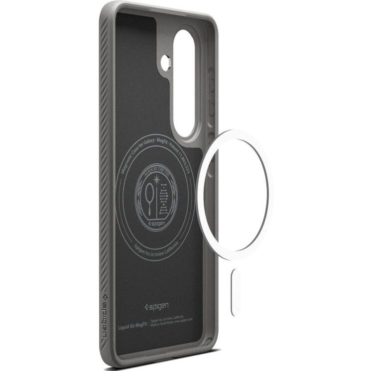 Захисний чохол Spigen Liquid Air (MagFit) для Samsung Galaxy S26 (S942) ACS10731 - Marble Grey: фото 4 з 16