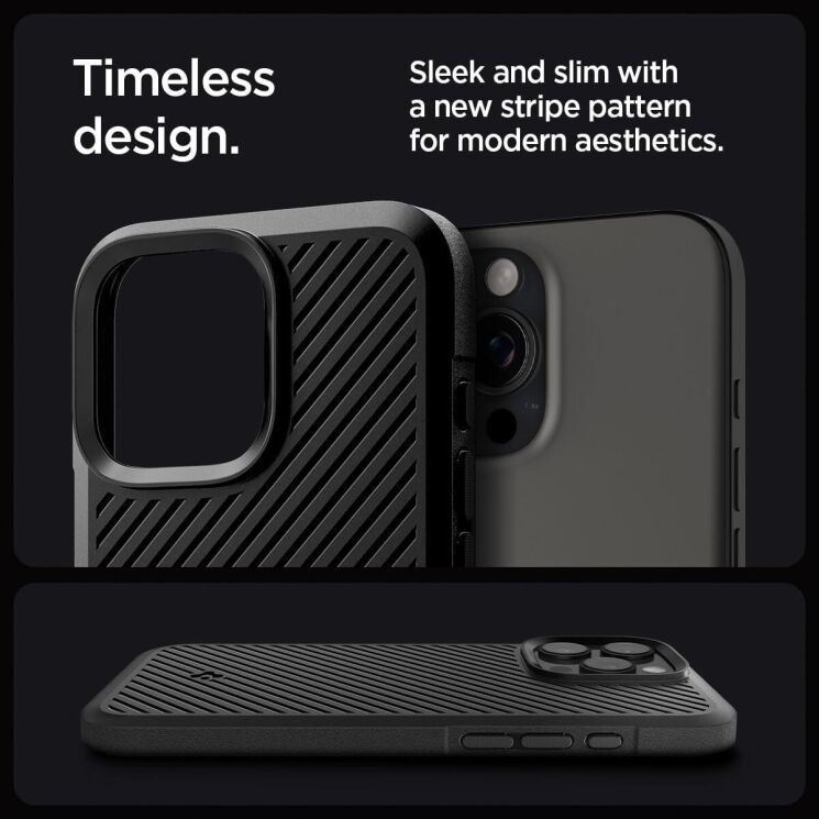 Захисний чохол Spigen (SGP) Core Armor для Apple iPhone 16 Pro Max - Matte Black: фото 9 з 13