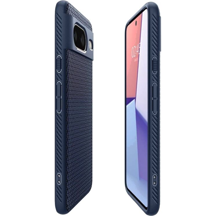 Защитный чехол Spigen (SGP) Liquid Air для Google Pixel 8 - Navy Blue: фото 8 из 19