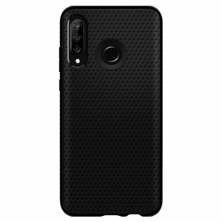 Защитный чехол Spigen (SGP) Liquid Air для Huawei P30 Lite - Black: фото 3 из 6