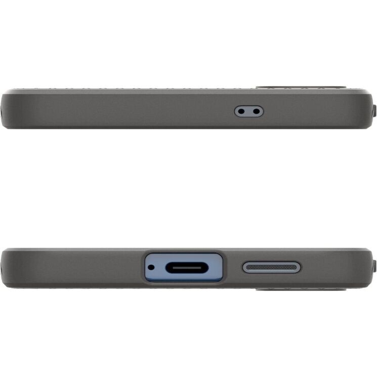 Защитный чехол Spigen (SGP) Liquid Air для Samsung Galaxy S25 Plus (S936) ACS08980 - Gray: фото 11 из 20