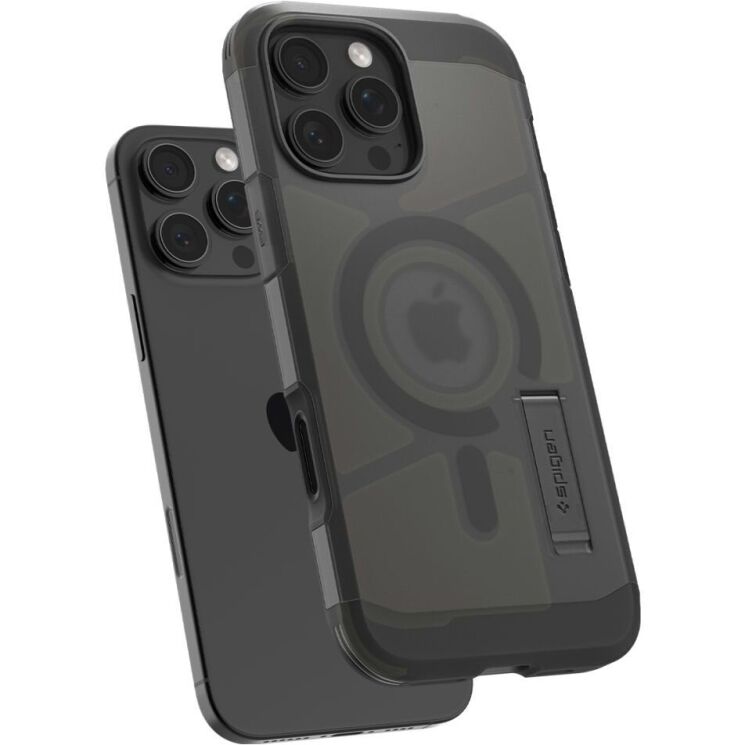 Захисний чохол Spigen (SGP) Tough Armor (MagFit) для Apple iPhone 16 Pro Max - Frost Black: фото 6 з 17