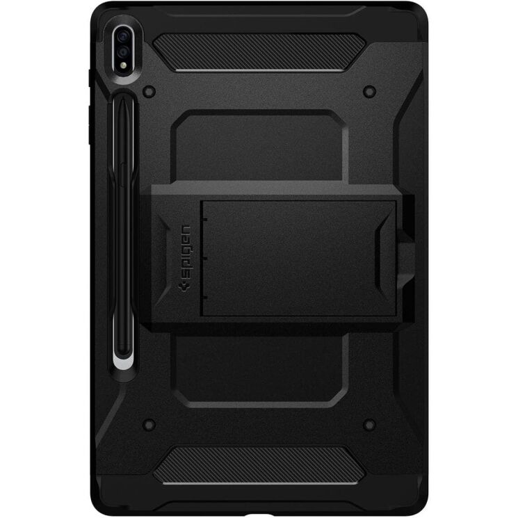 Защитный чехол Spigen (SGP) Tough Armor Pro для Samsung Galaxy Tab S7 Plus (T970/975) / S8 Plus (T800/806) ACS01609 - Black: фото 2 из 16