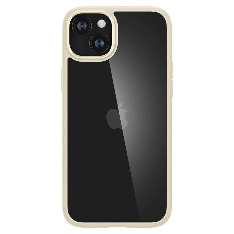 Защитный чехол Spigen (SGP) Ultra Hybrid для Apple iPhone 15 Plus - Mute Beige: фото 2 из 15