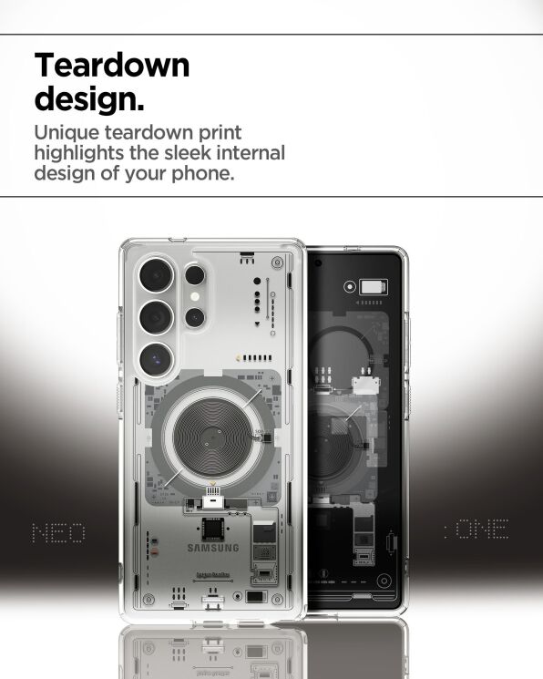 Защитный чехол Spigen (SGP) Ultra Hybrid Neo One (MagFit) для Samsung Galaxy S25 Ultra (S938) ACS08959 - Neo One: фото 13 из 16