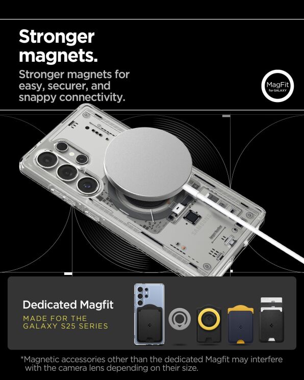 Защитный чехол Spigen (SGP) Ultra Hybrid Neo One (MagFit) для Samsung Galaxy S25 Ultra (S938) ACS08959 - Neo One: фото 15 из 16