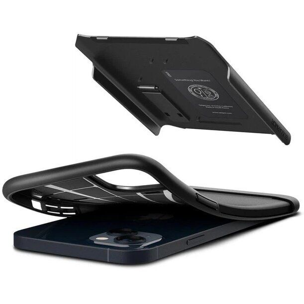 Захисний чохол Spigen Slim Armor для iPhone 14 (ACS04683) - Black: фото 8 з 8