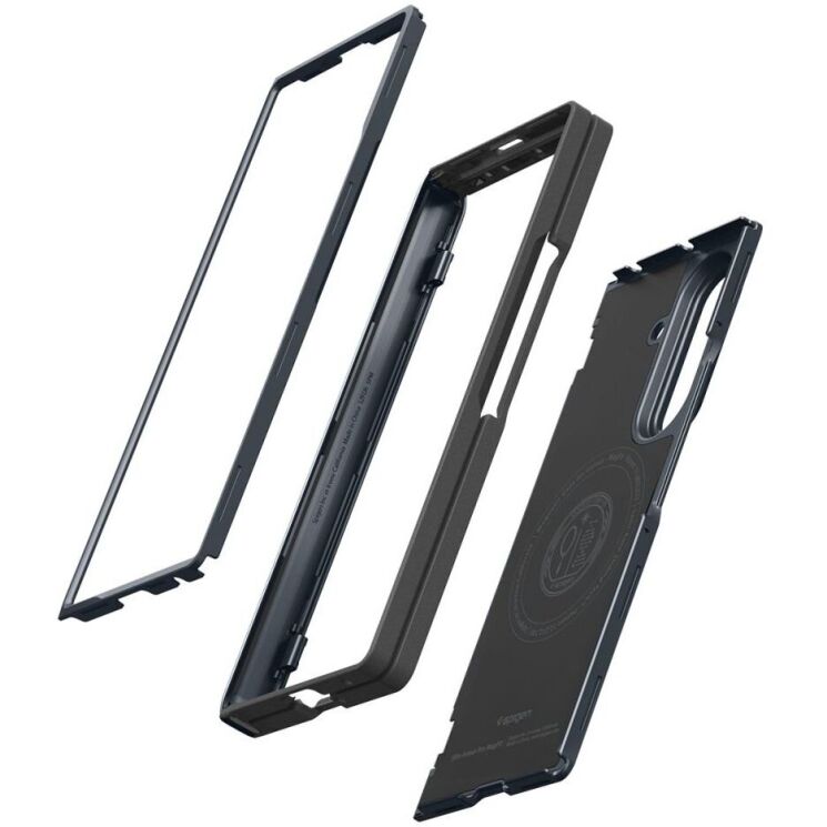 Защитный чехол Spigen Slim Armor Pro (MagFit) для Samsung Galaxy Fold 8 Ultra (ACS11509) - Metal Slate: фото 6 из 13