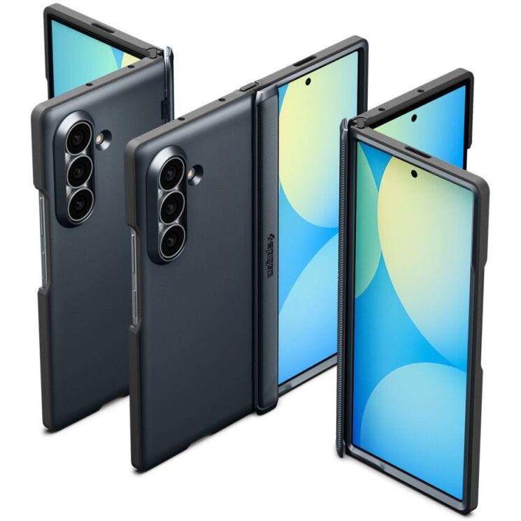 Защитный чехол Spigen Slim Armor Pro (MagFit) для Samsung Galaxy Fold 8 Ultra (ACS11509) - Metal Slate: фото 5 из 13