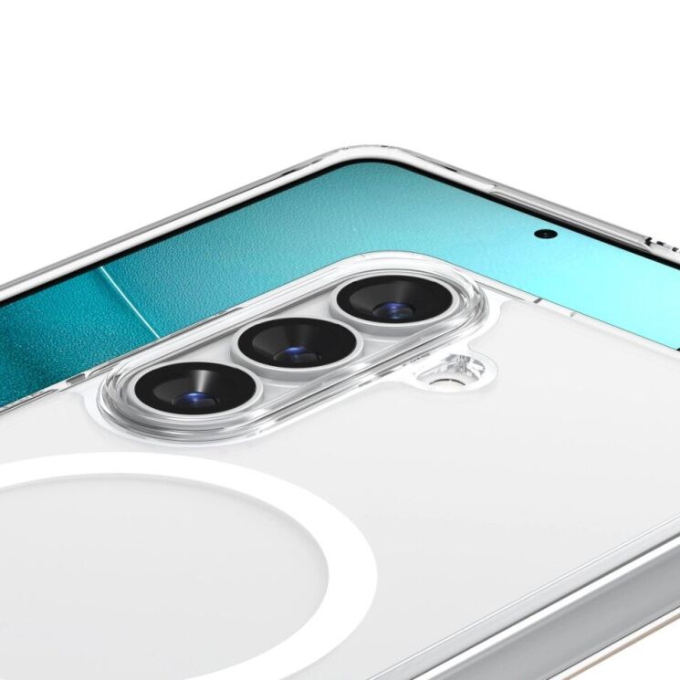 Защитный чехол Spigen Ultra Hybrid (MagFit) для Samsung Galaxy S26 Plus (S947) ACS10709 - Clear / White: фото 6 из 14