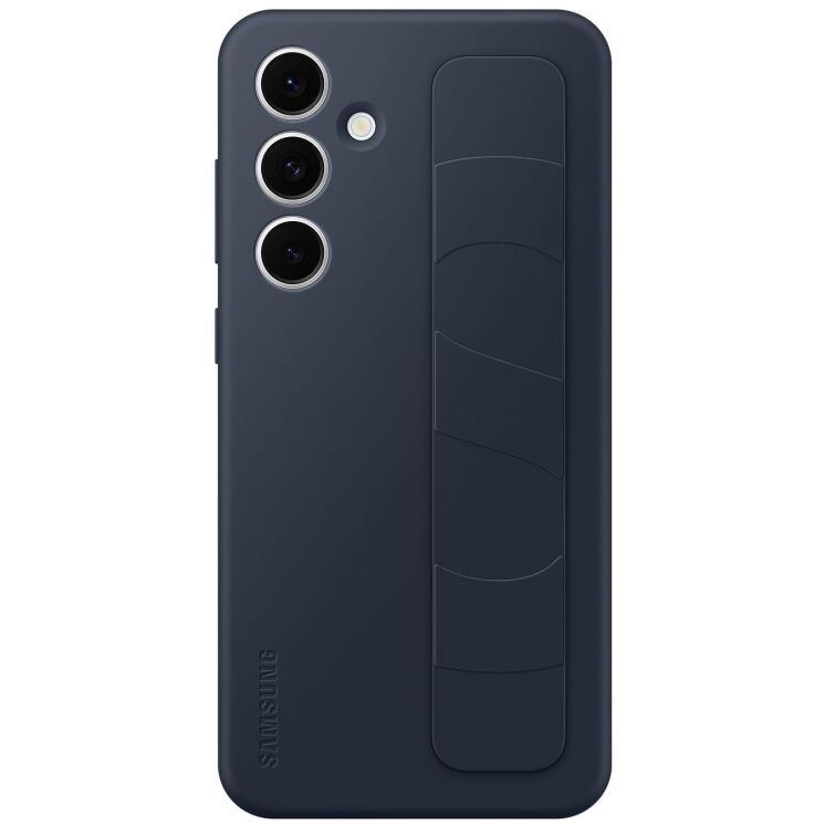 Защитный чехол Standing Grip Case для Samsung Galaxy S24 FE (S721) EF-GS721CNEGWW - Dark Blue: фото 1 из 5