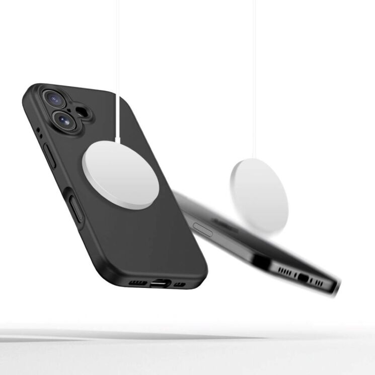 Защитный чехол Tech-Protect Liquid Silicone MagSafe для Apple iPhone 16e - Stone Grey: фото 4 из 4