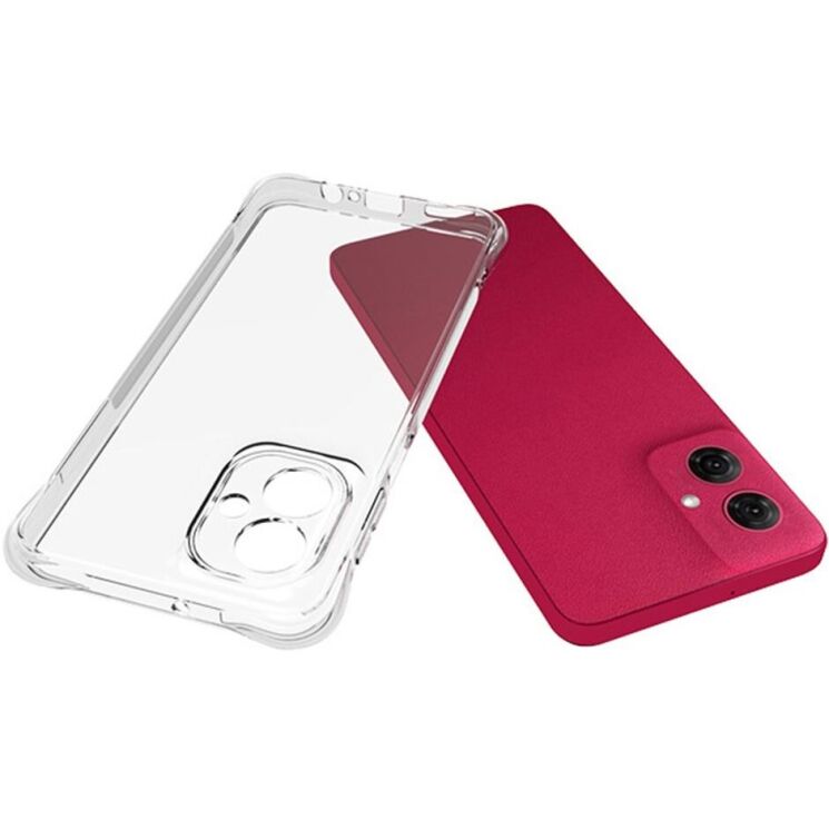 Захисний чохол UniCase AirBag для Motorola G55 - Transparent: фото 4 з 5