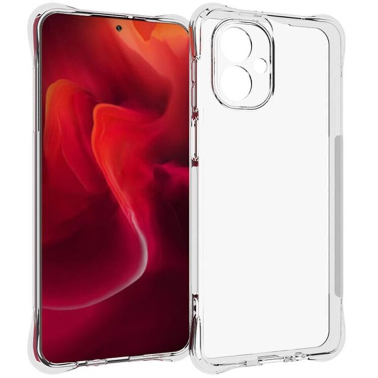 Захисний чохол UniCase AirBag для Motorola G55 - Transparent: фото 1 з 5