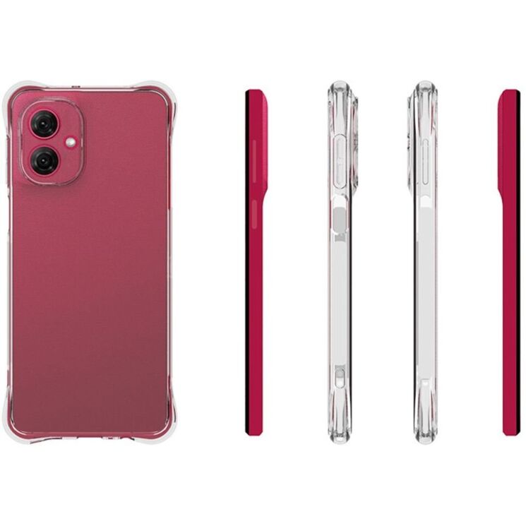Захисний чохол UniCase AirBag для Motorola G55 - Transparent: фото 5 з 5