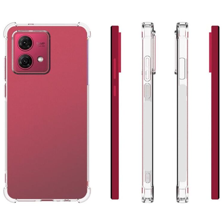 Захисний чохол UniCase AirBag для Motorola Moto G84 - Transparent: фото 5 з 5