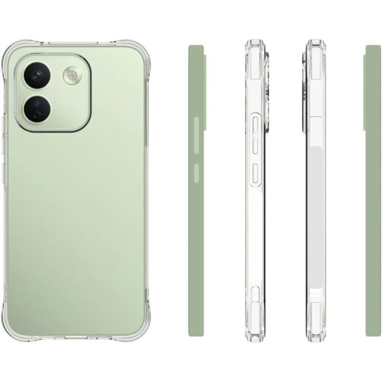 Защитный чехол UniCase AirBag Flow для Xiaomi Redmi Note 17 Pro Max - Transparent: фото 5 из 5