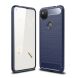 Силиконовый (TPU) чехол UniCase Carbon для Google Pixel 4A - Dark Blue (264701DB). Фото 1 из 10