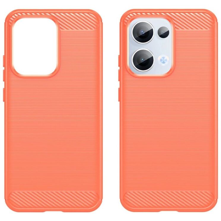 Защитный чехол UniCase Carbon для OPPO Reno 13 5G - Red: фото 2 из 8