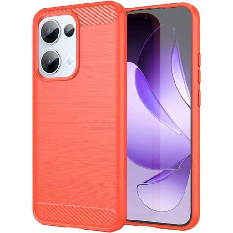 Защитный чехол UniCase Carbon для OPPO Reno 13 5G - Red: фото 1 из 8