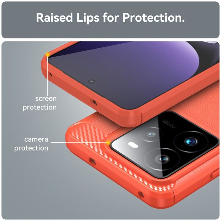 Защитный чехол UniCase Carbon для Realme GT 7 Pro - Black: фото 6 из 8