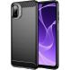 Захисний чохол UniCase Carbon для Samsung Galaxy A07 (A075) - Black (384520B). Фото 1 з 8