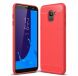 Захисний чохол UniCase Carbon для Samsung Galaxy J6 2018 (J600) - Red (178316R). Фото 1 з 7