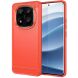 Защитный чехол UniCase Carbon для Xiaomi Redmi Note 14 Pro Plus - Red (373208R). Фото 1 из 8
