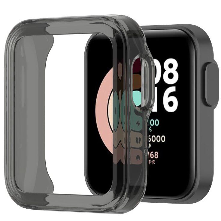 Защитный чехол UniCase Clear Cover для Xiaomi Mi Watch Lite - Transparent Black: фото 2 из 6