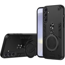 Защитный чехол UniCase Cosmic Armor для Samsung Galaxy S25 Plus (S936) - Black: фото 1 из 7