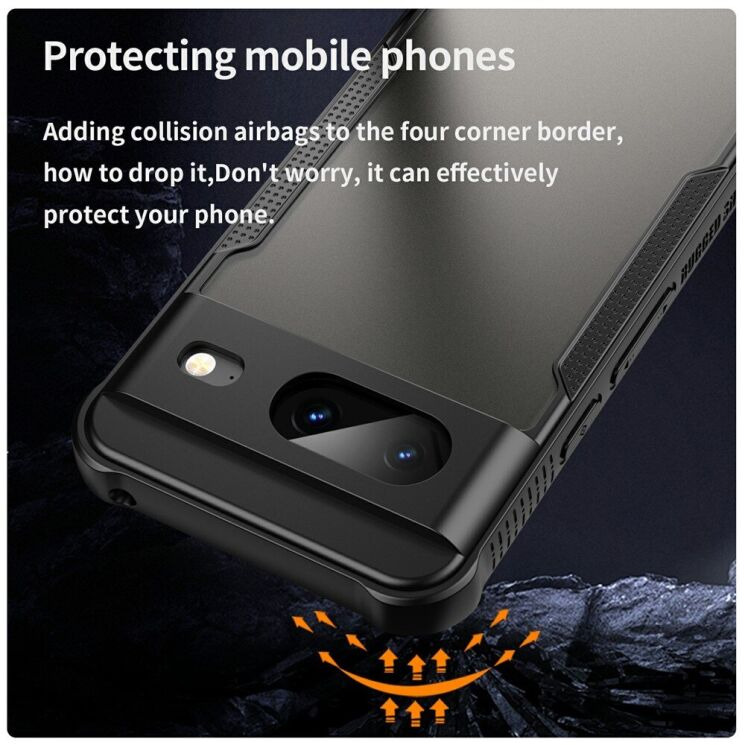 Защитный чехол UniCase Falcon Frame для Google Pixel 8 - Black: фото 3 из 10