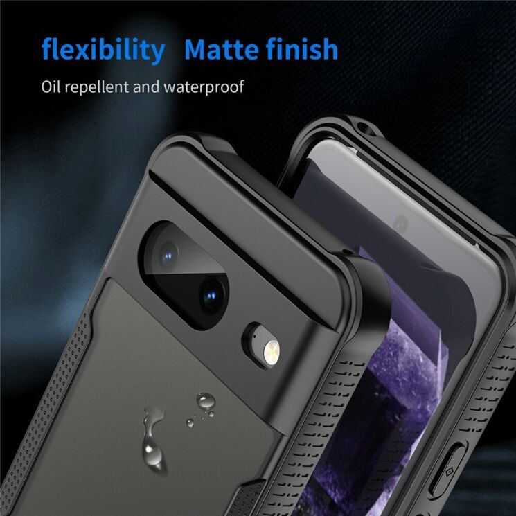 Защитный чехол UniCase Falcon Frame для Google Pixel 8 - Black: фото 7 из 10